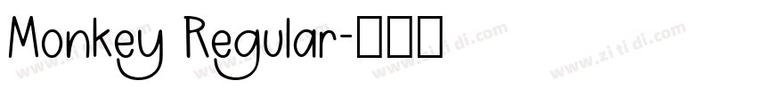 Monkey Regular字体转换